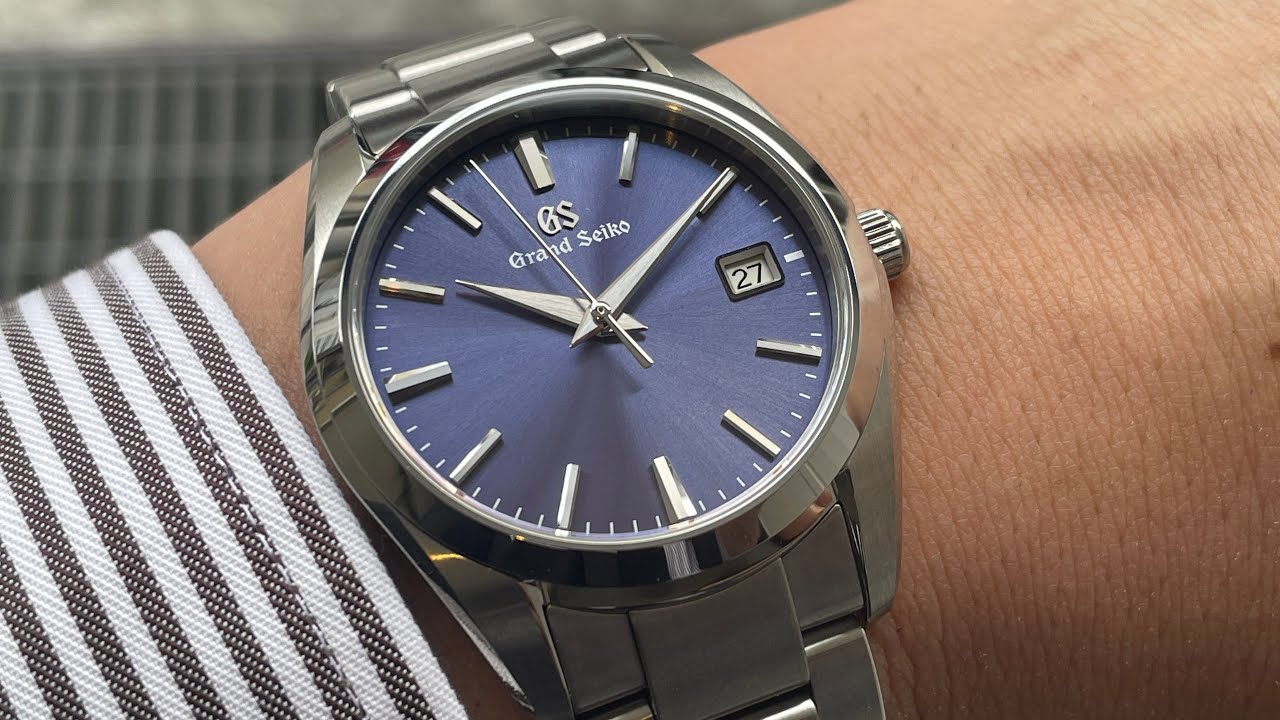 グランドセイコー SBGX265 【青文字盤クオーツ式腕時計】 - YouTube