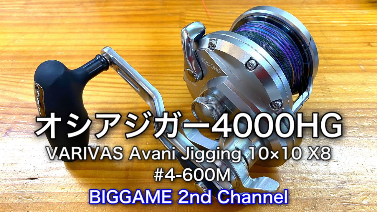 2021 Latest Model] VARIVAS Avani Jigging 10x10 X8 No. 4-600M on