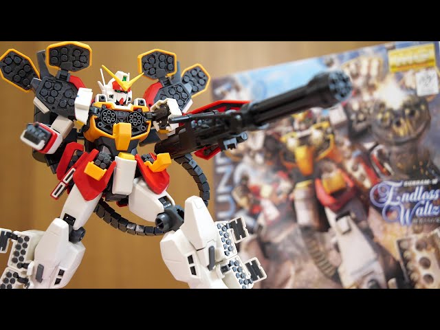 全弾発射のギミック満載！ガンプラ MG 1/100 XXXG-01H ガンダム