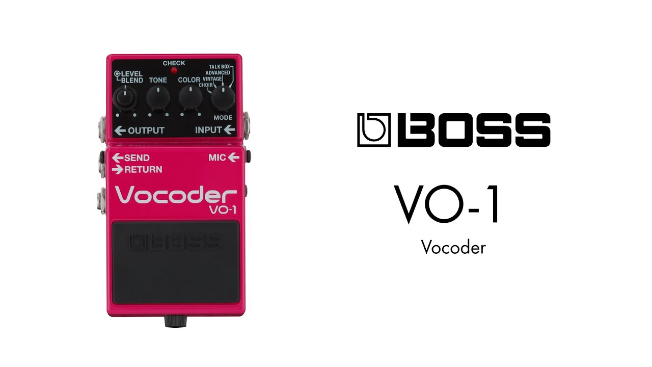 エフェクター 試奏動画】BOSS VO-1 Vocoder ボコーダー - YouTube