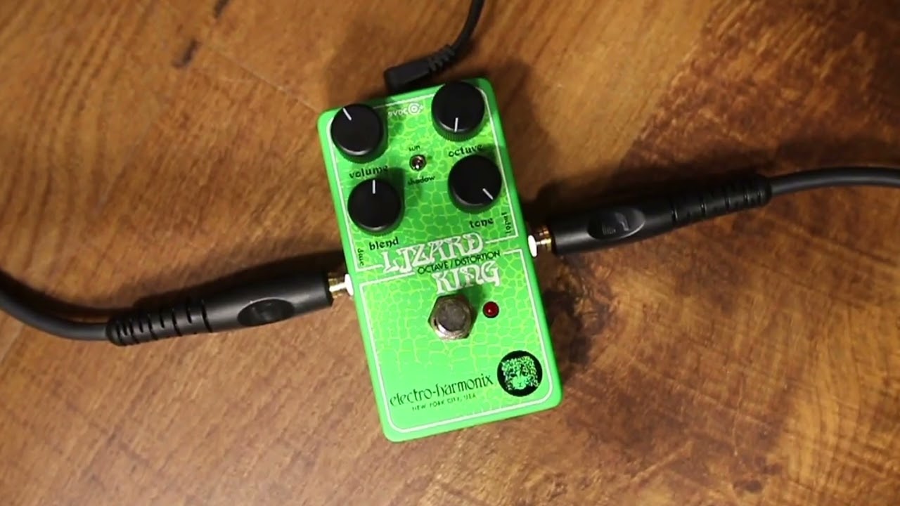 日本語字幕】Electro Harmonix LIZARD KING Bass Octave Fuzz Pedal