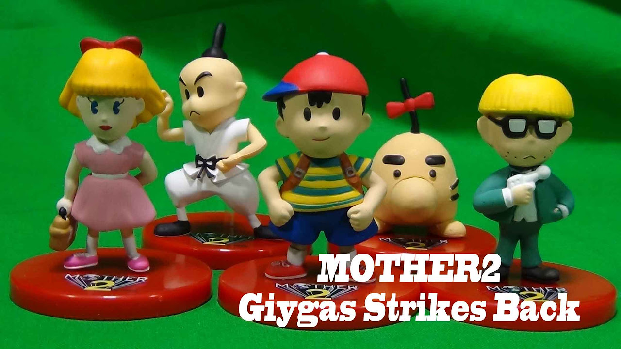MOTHER2 ギーグの逆襲 スタンドフィギュア 全5種紹介！ - YouTube