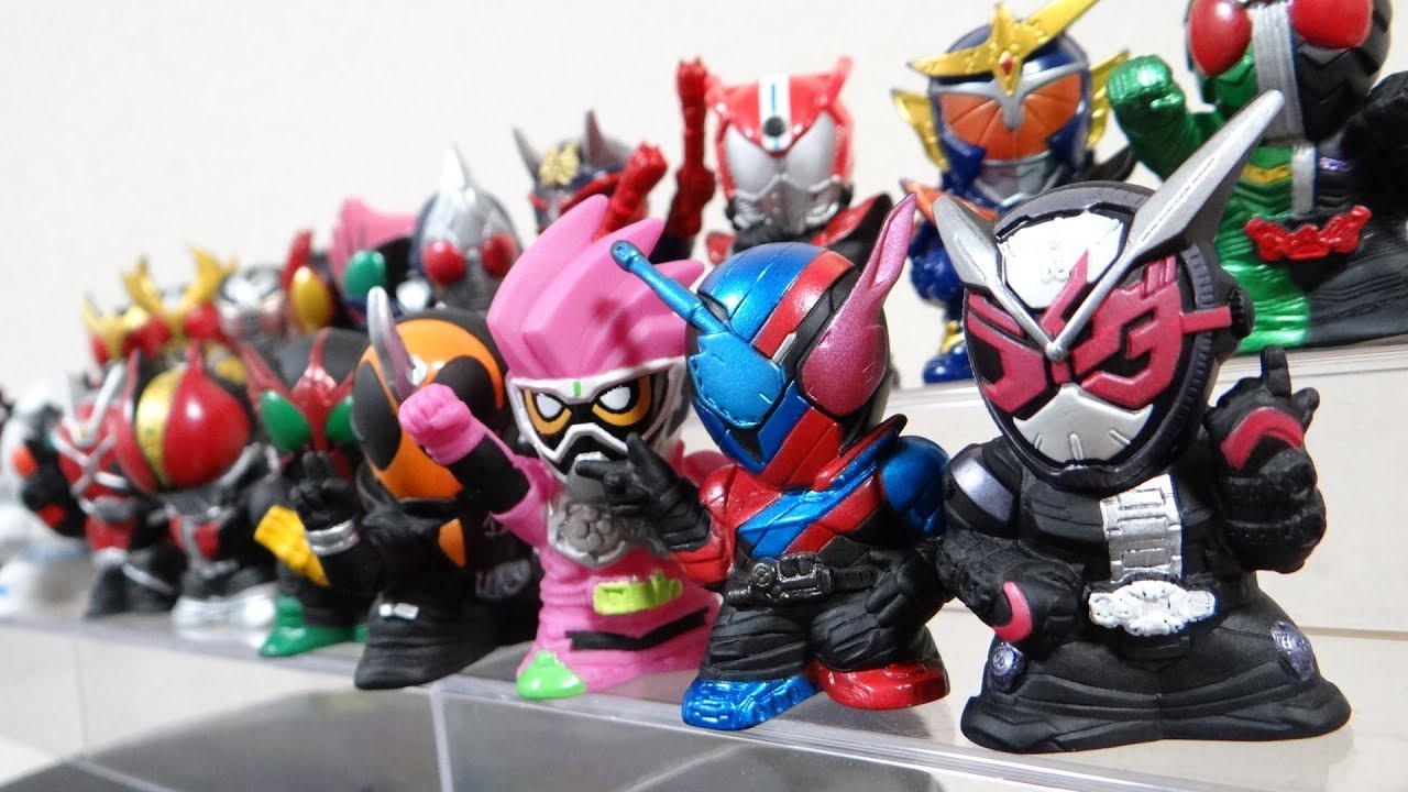 All 2008 Riders Assemble! Candy Toys Kamen Rider Kids 150 yen each
