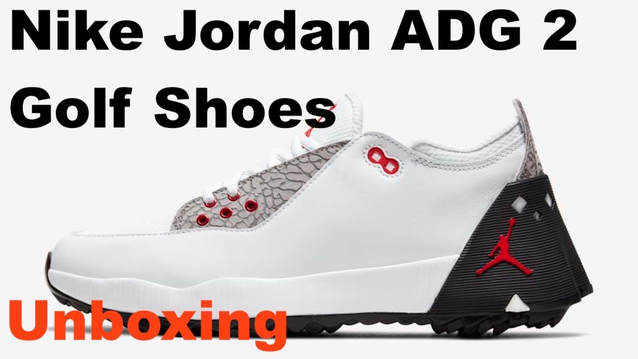 Nike Jordan ADG 2 Men's Golf Shoes Unboxing - YouTube