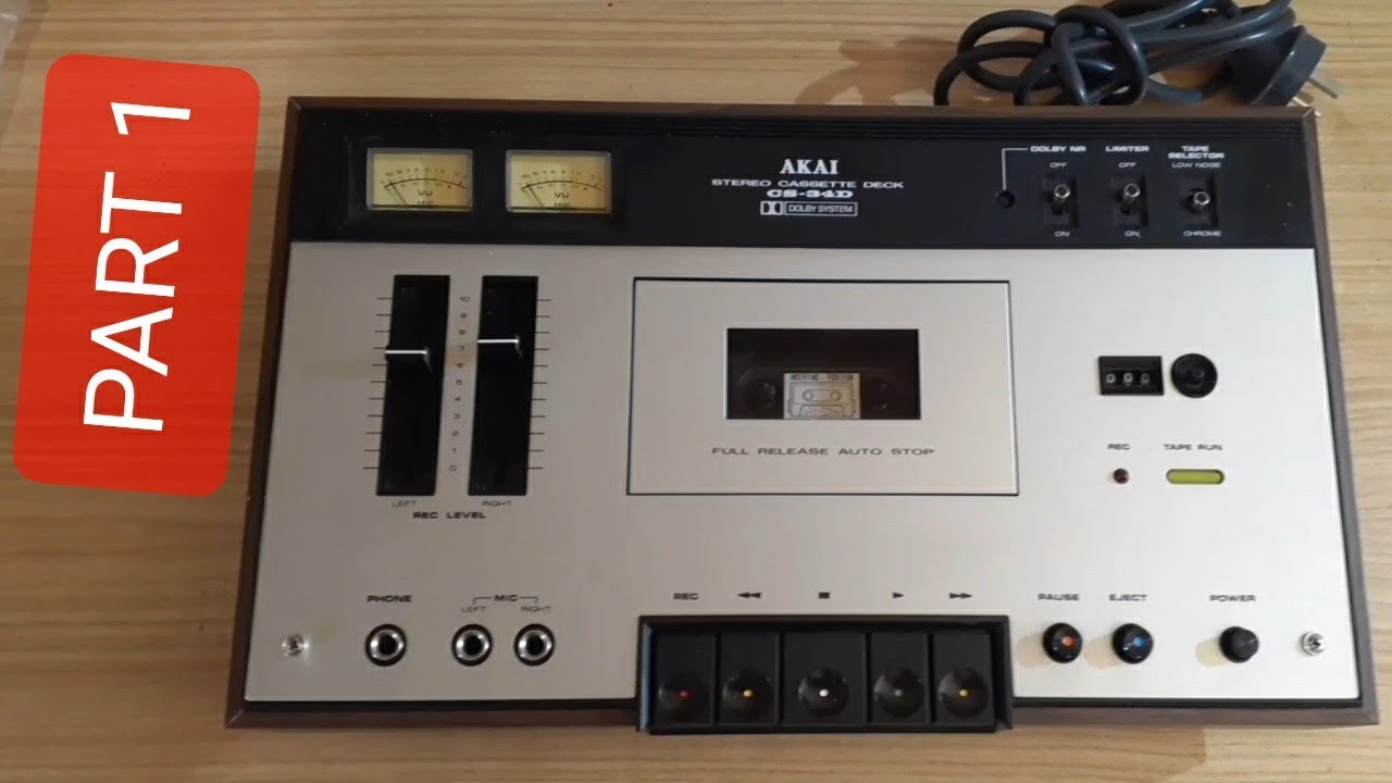 AKAI CS-34D PART 1 UNBOXING & ASSESSMENT - YouTube