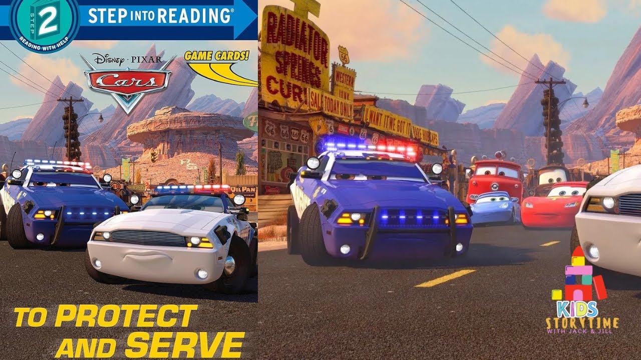 🚒🚔🚨 Kids Book Read Aloud: Disney Pixar Cars : To Protect And