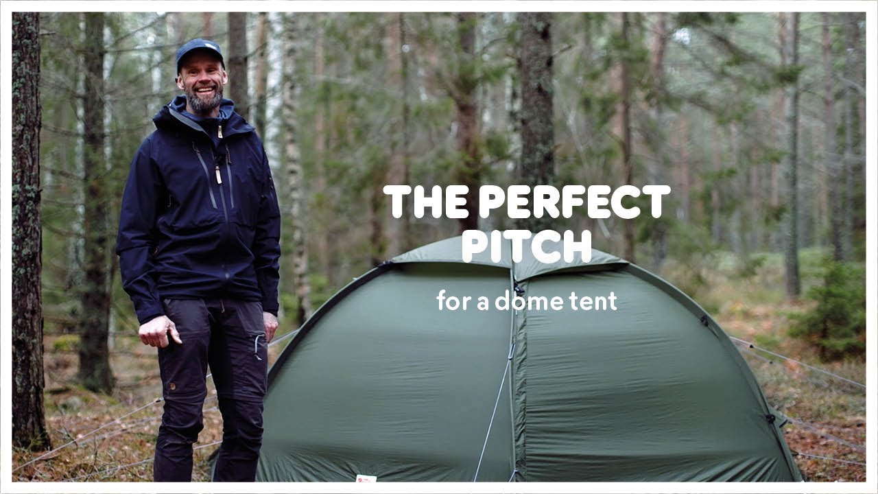 How to pitch a dome tent | Fjällräven - YouTube