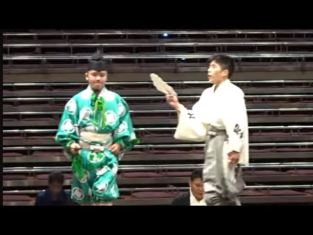 呼出し最年少デビュー安希隆［序ノ口］ 式守風之助【大相撲令和5年9月