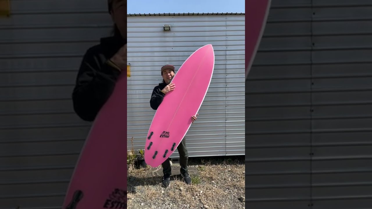 サーフボード カノア風エアブラシピンクがヤバイカッコいい！ #shorts