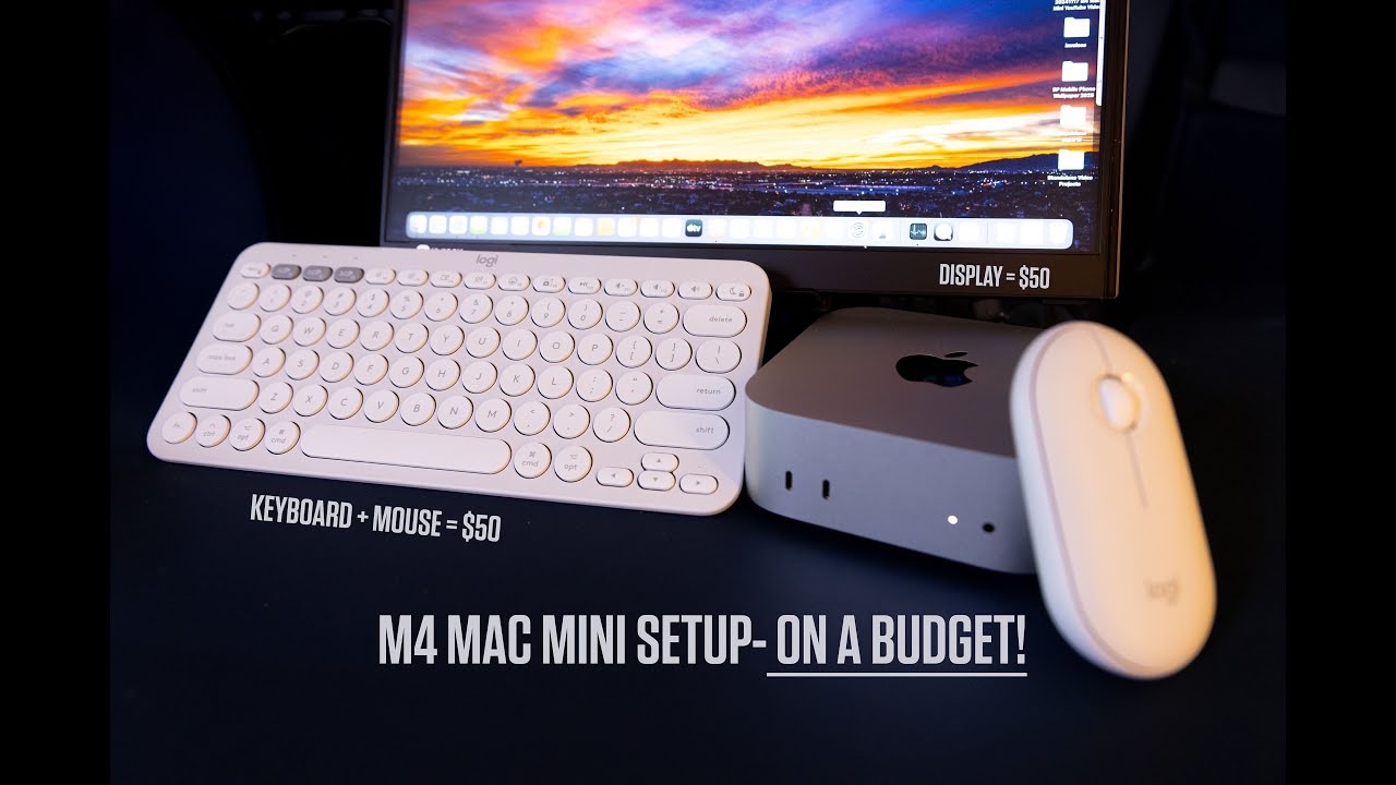 M4 Mac mini- keyboard, mouse AND display under $100 total! Budget