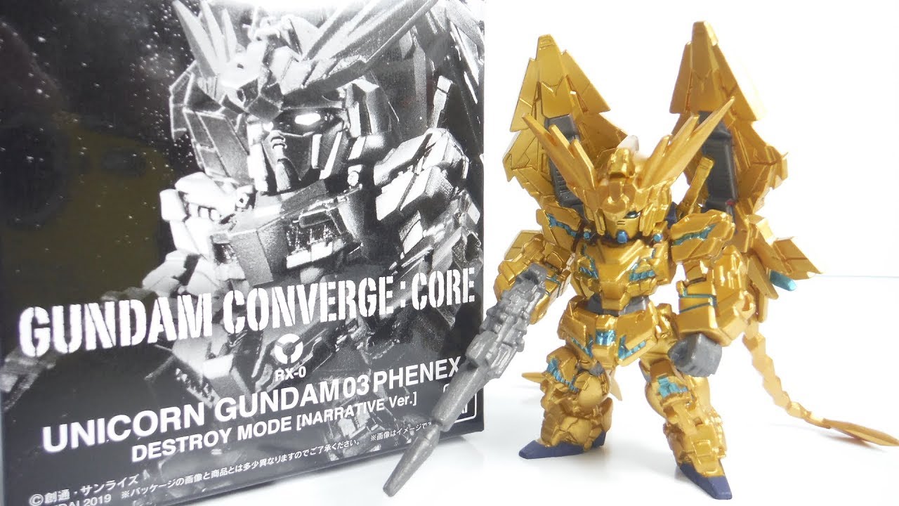 FW GUNDAM CONVERGE:CORE UNICORN GUNDAM 03 PHENEX ガンダム