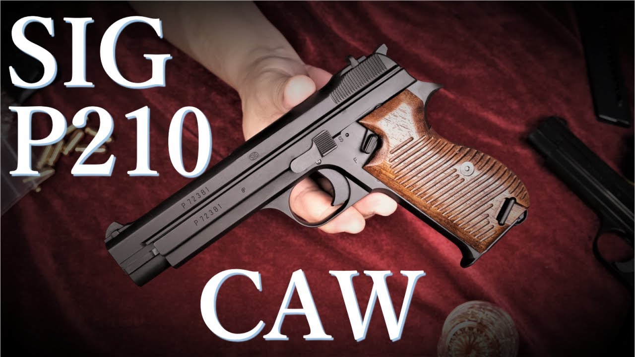 CAW モデルガン SIG P210 HW & MGC版 - YouTube