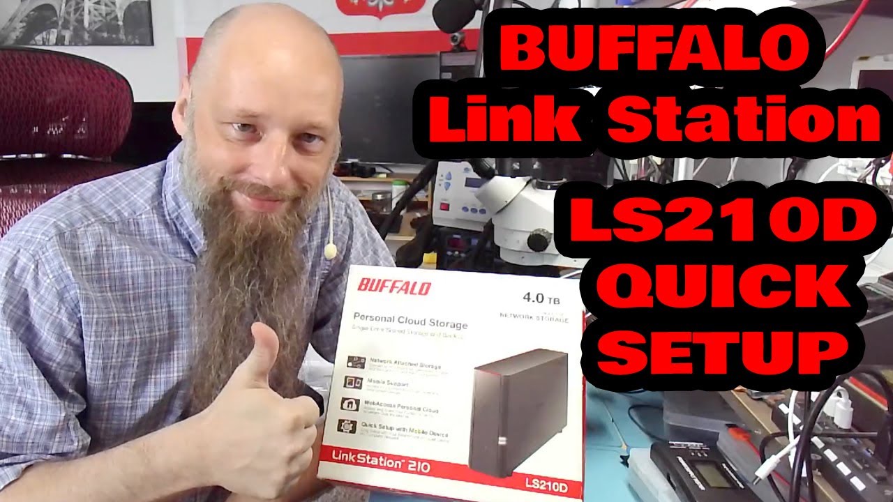Buffalo Link Station LS210D Quick Setup - YouTube