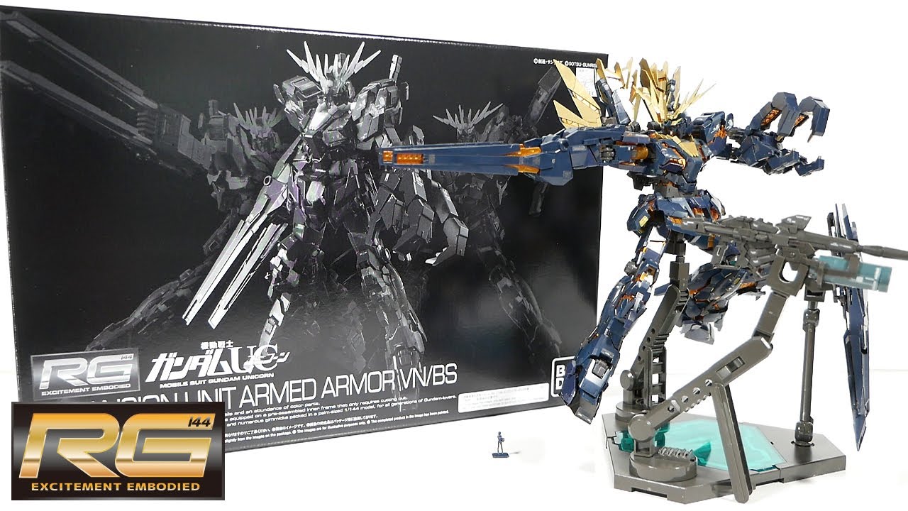 RG Banshee Extended Armor VN/BS Review! Connect the Gundam Marker