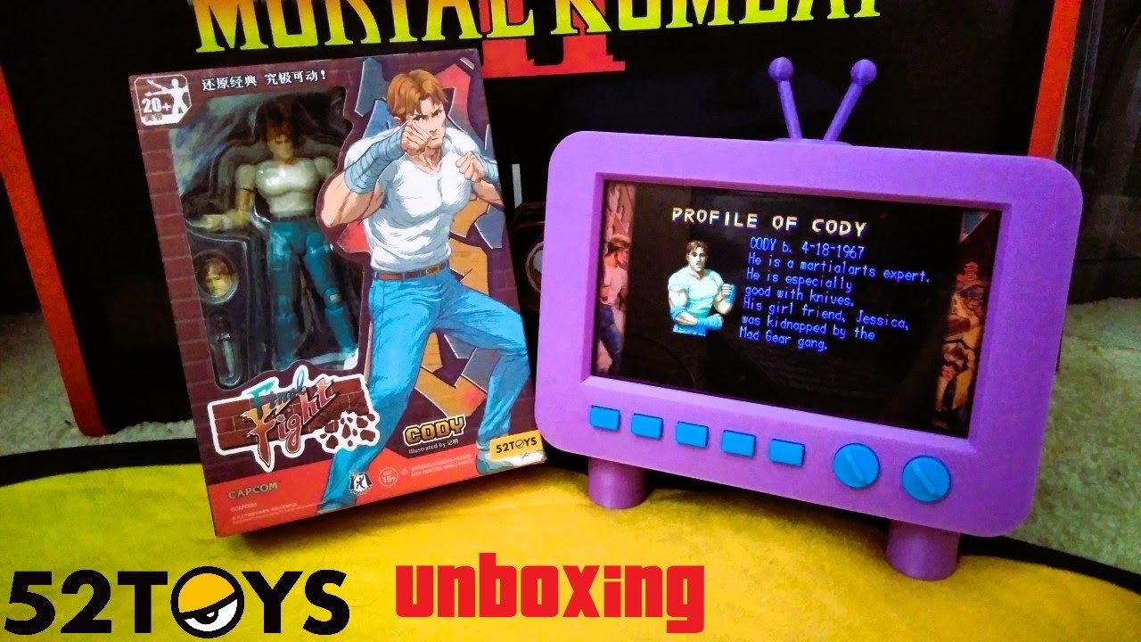 Final Fight: Cody Travers Action Figure Unboxing | 52Toys - YouTube