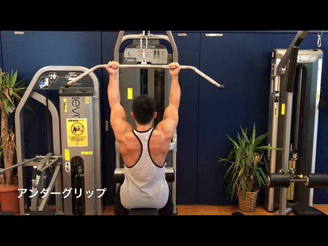 鈴木雅 ラットプルダウン オーバー&アンダーグリップ IRONMAN2019年8月