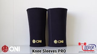 S級品】ONI ニースリーブPRO IPF公認 膝サポーター スクワット 鬼プロ