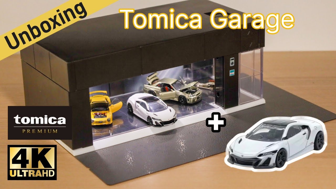 Unboxing] Tomica Premium - Tomica Garage Black Edition (Honda NSX