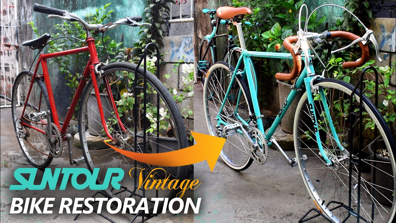 RESTORATION BIKE - 60's VINTAGE with SUNTOUR Components (CELESTE