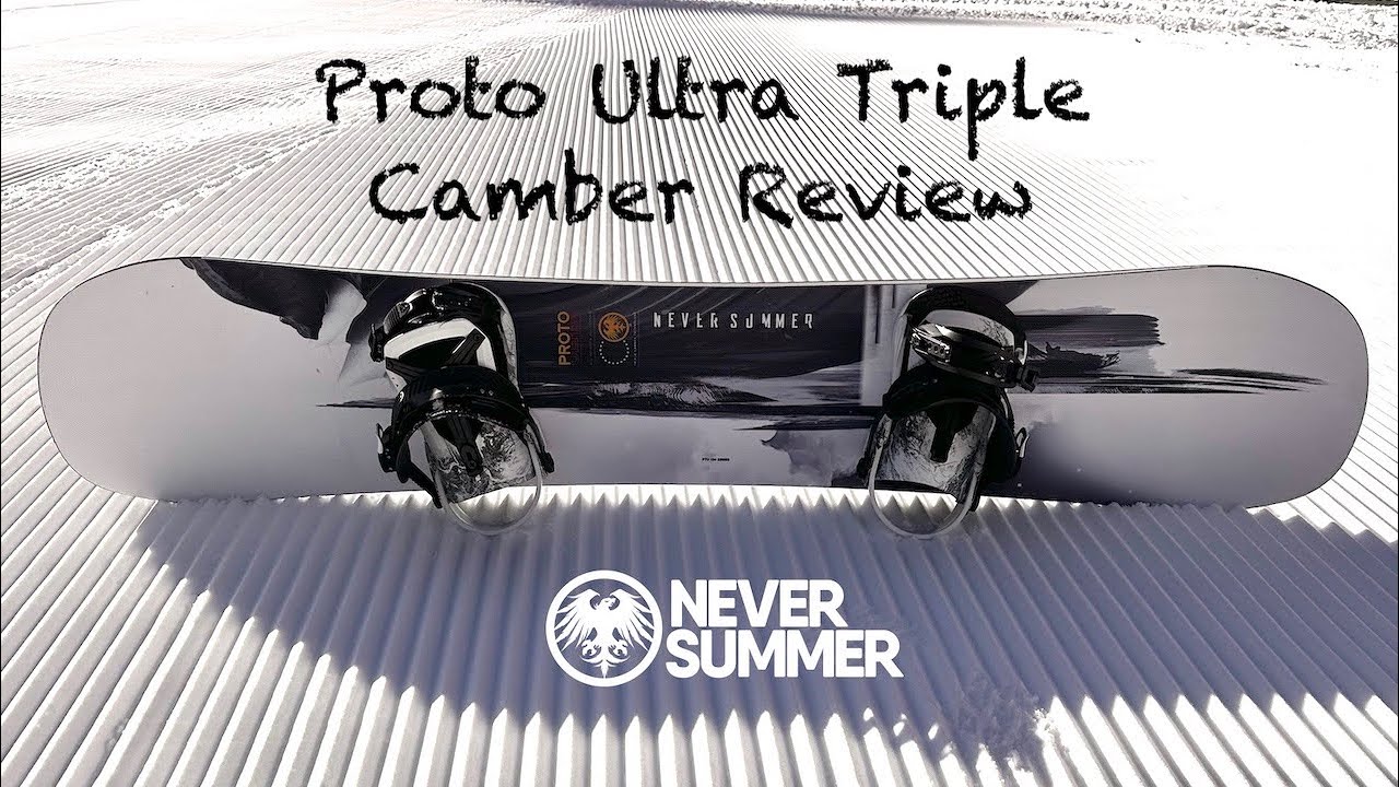 Never Summer Men's 2023 Triple Camber Proto Ultra Snowboard Review