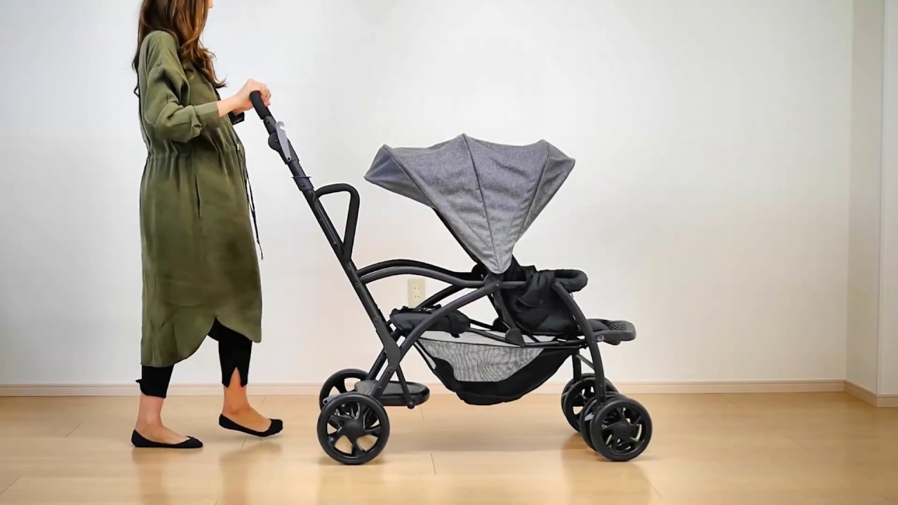 アミティエF ネビオ《二人乗り》 (二人乗り/双子用ベビーカー) の