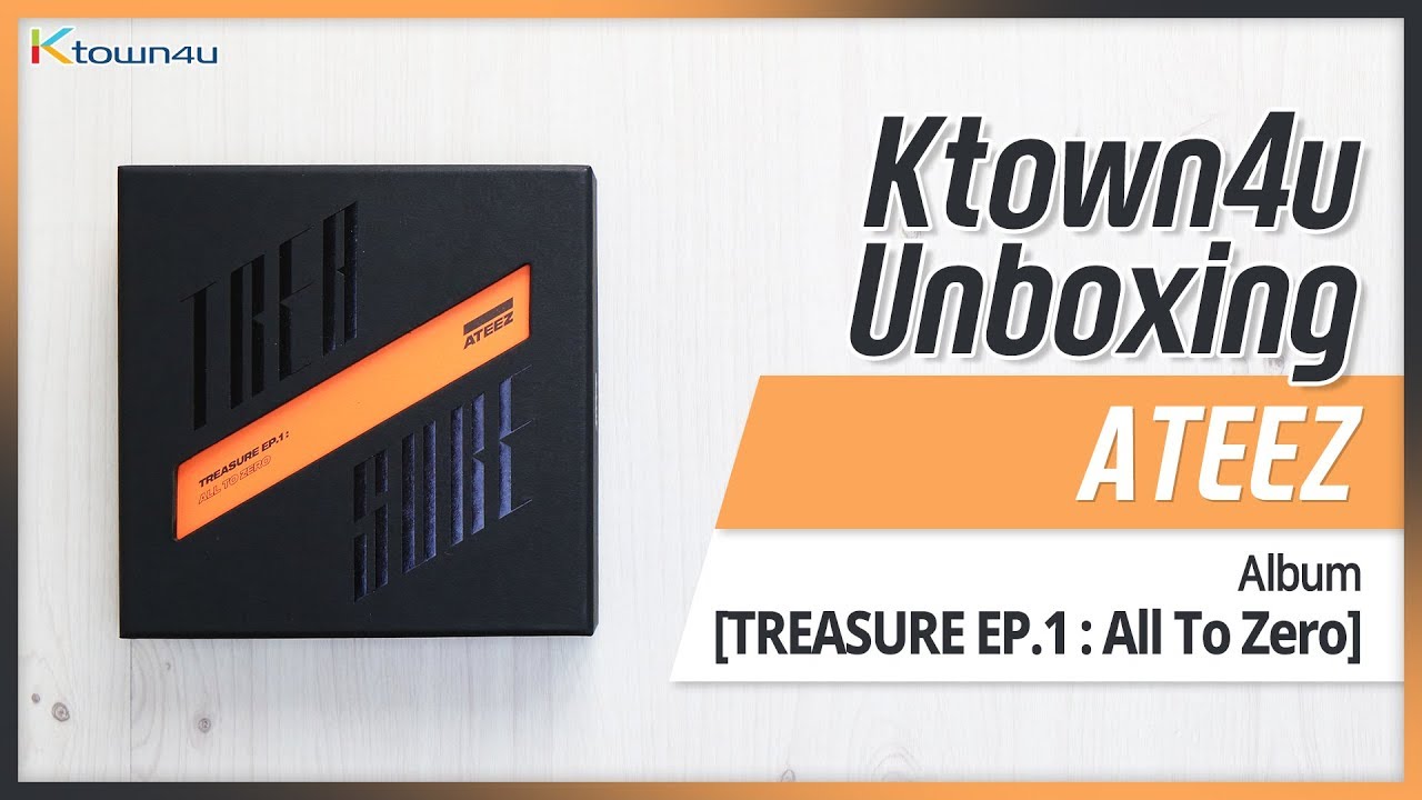Ktown4u Unboxing] ATEEZ - TREASURE EP.1 [ALL TO ZERO] 에이티즈 언