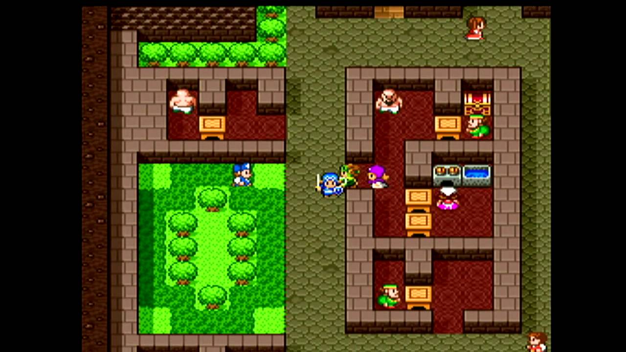 SFC版 ドラクエ2 牢屋の鍵、水門の鍵入手(ペルポイの町, ラゴス) - YouTube