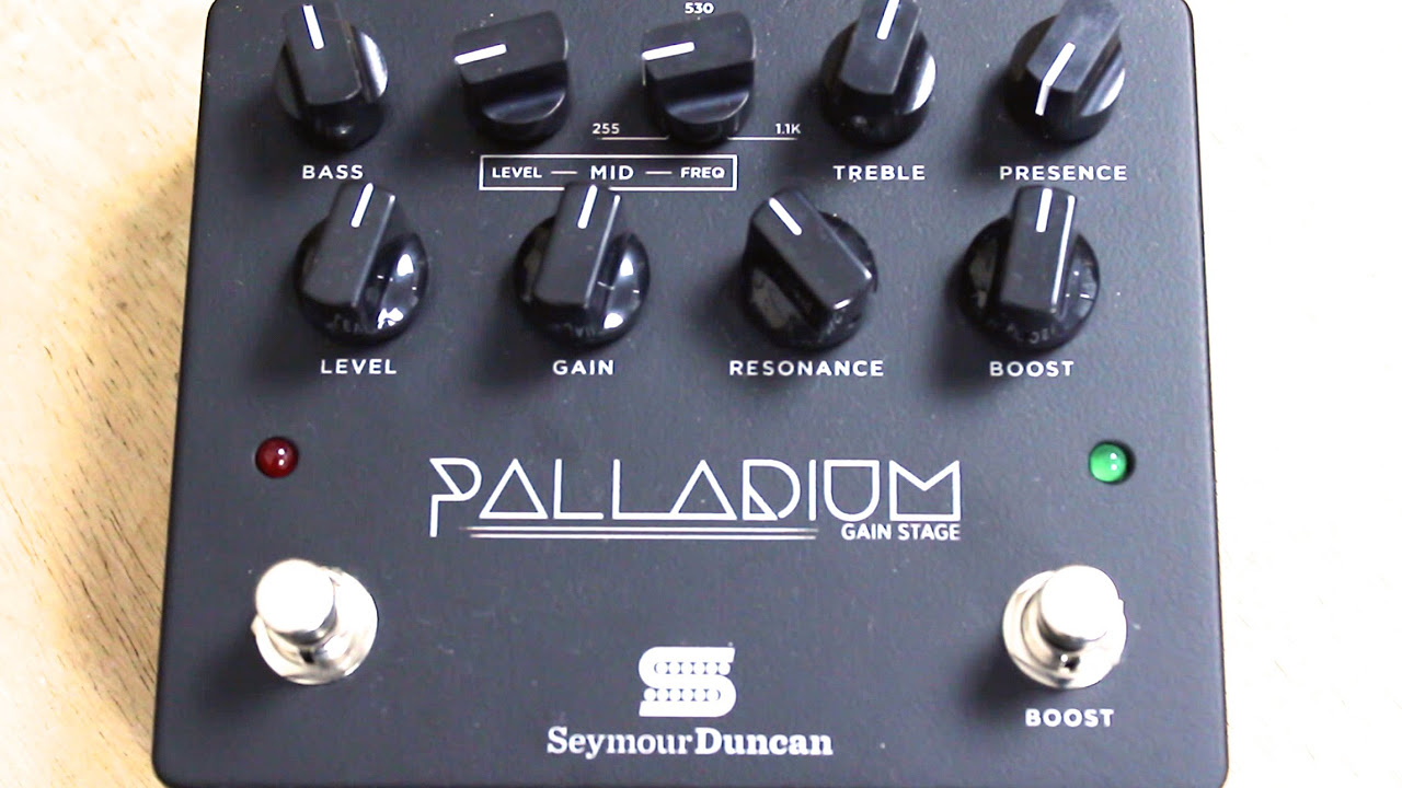 Seymour Duncan Palladium Gain Stage Overdrive Pedal - YouTube