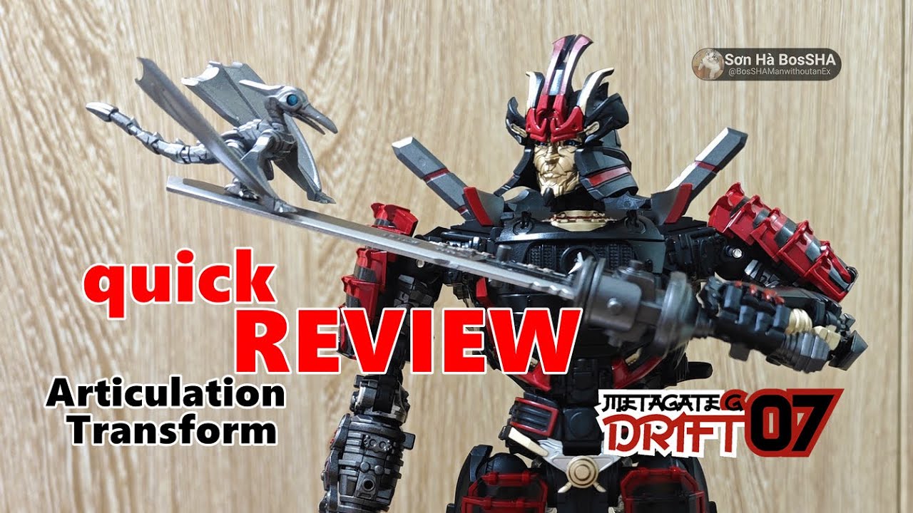 REVIEW Metagate G-07 DRIFT Black Lightning - Articulation and