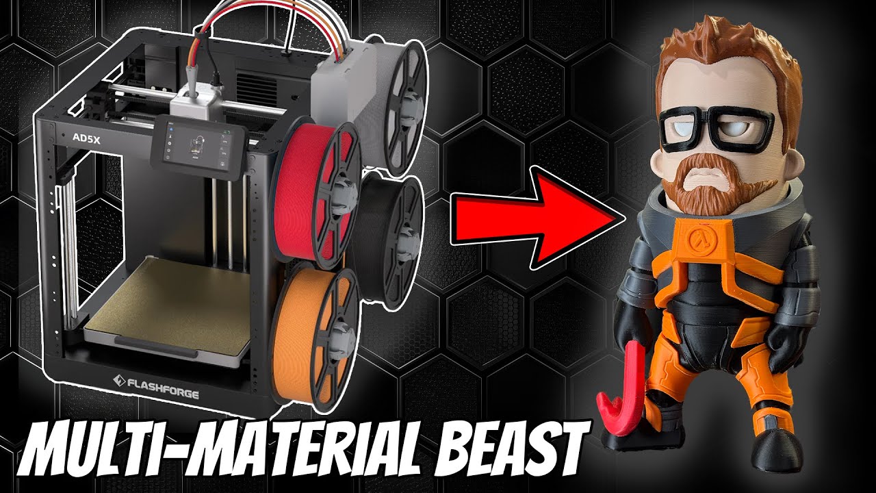 Flashforge AD5X 3D Printer Review – The $399 Multi-Material Beast