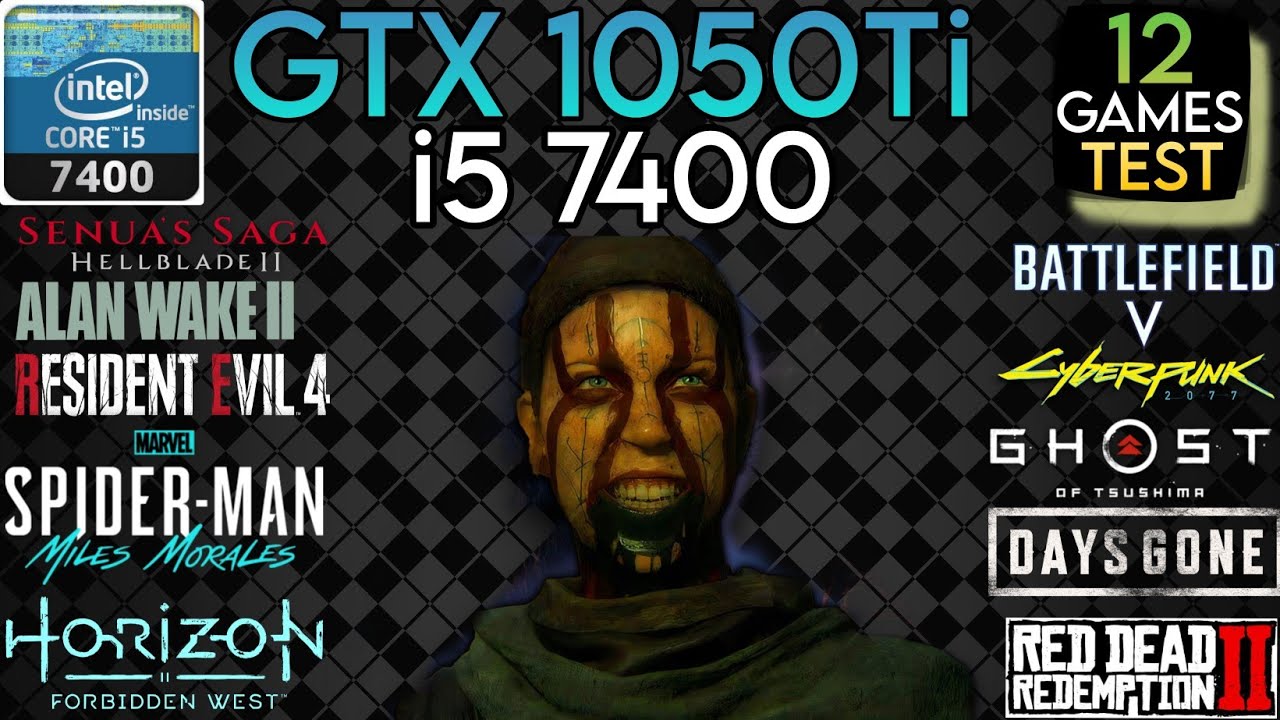 GTX 1050 Ti + I5 7400 & 16GB RAM - Test In 12 Games In 2024