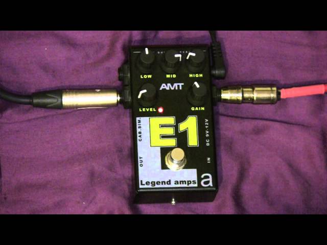 AMT Electronics E1 Distortion Pedal Demo - YouTube