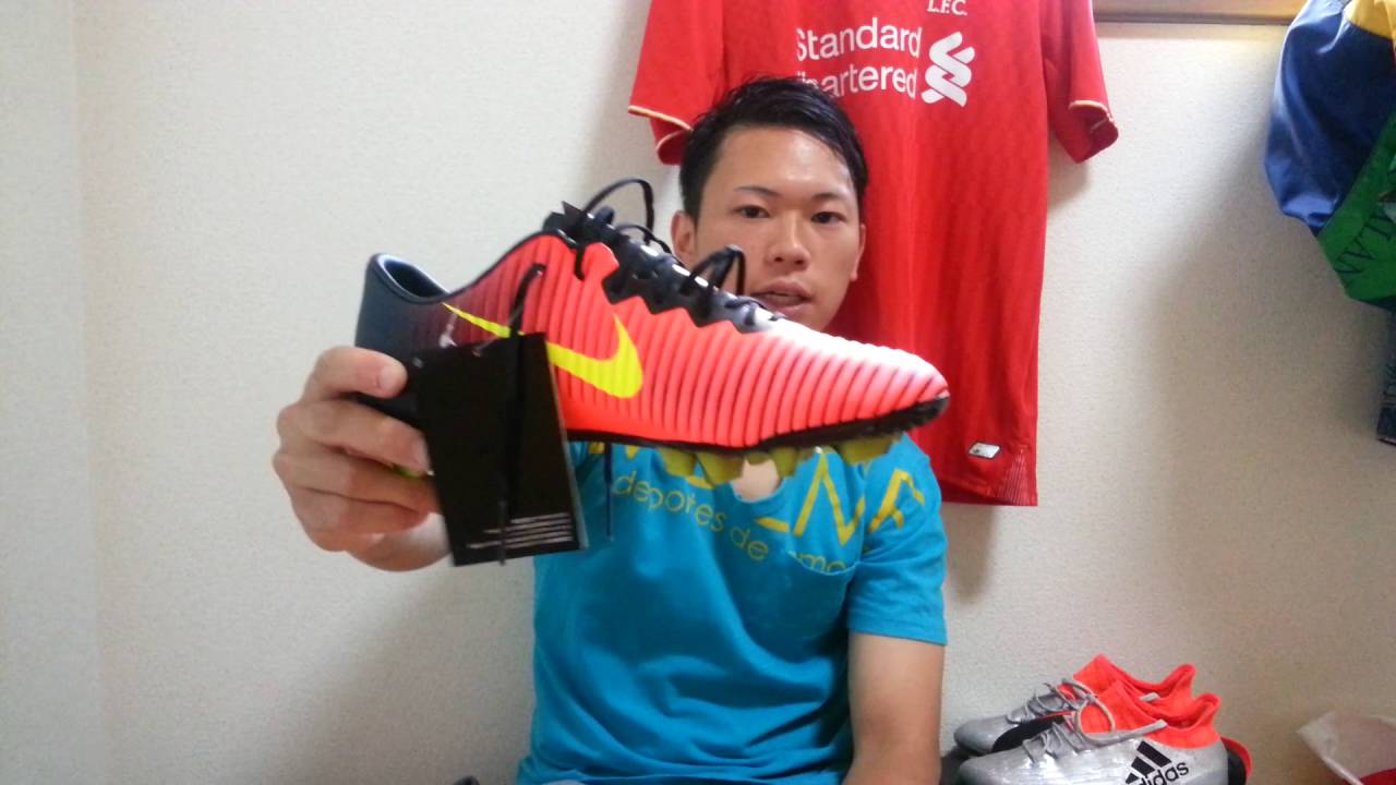 NIKE サッカースパイク マーキュリアルヴェイパー11 HG-V - YouTube