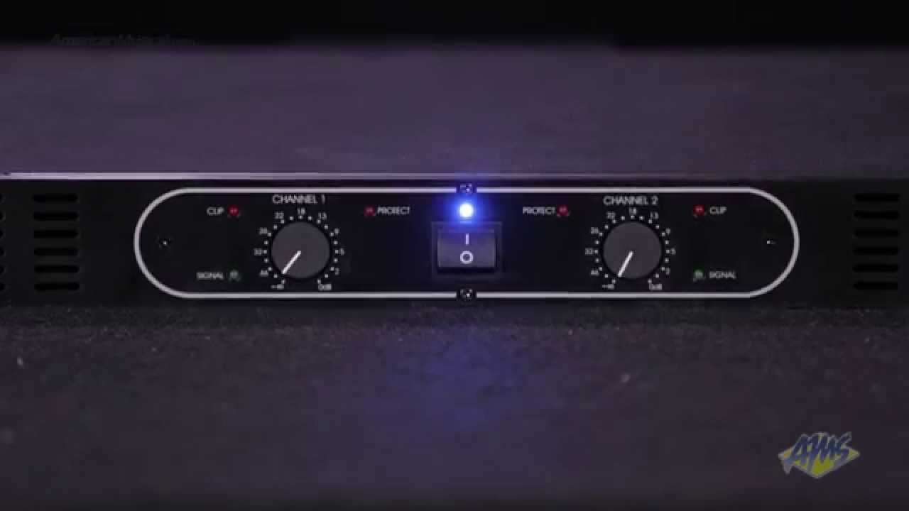 ART SLA1 Stereo Power Amplifier - ART SLA1 - YouTube