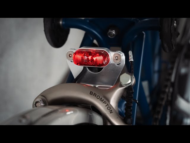 前後ダイナモライトにしたブロンプトンカスタム紹介。 - YouTube
