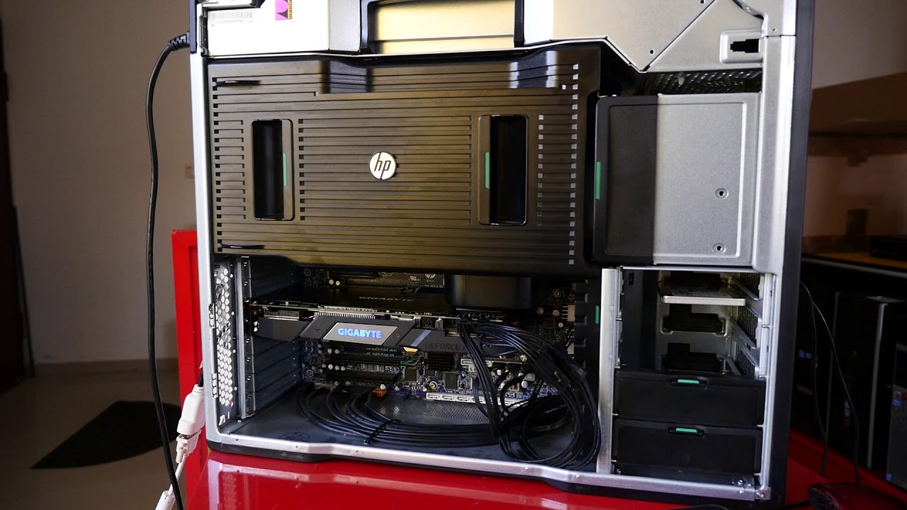 HP Z820, 16 CPU Cores on 4.00GHz, NVidia RTX 2070 - YouTube