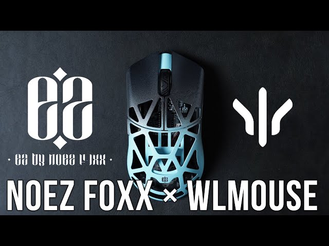 The stunningly designed NOEZFOXX collaboration gaming mouse, the