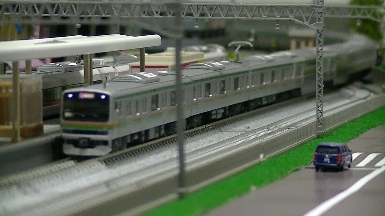 Nゲージ KATO E231系1000番台 東海道線・湘南新宿ライン 走行動画