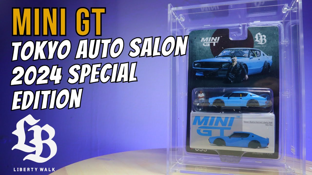 SUPER BANGET, MINI GT NISSAN SKYLINE KENMERI LIBERTY WALK WITH