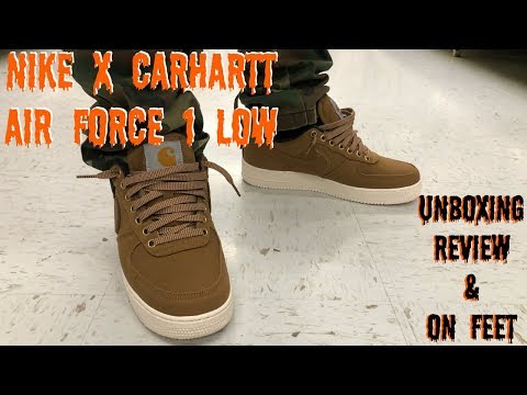 HONEST REVIEW OF THE NIKE X CARHARTT AIR FORCE 1 LOW!!!! NIKE X
