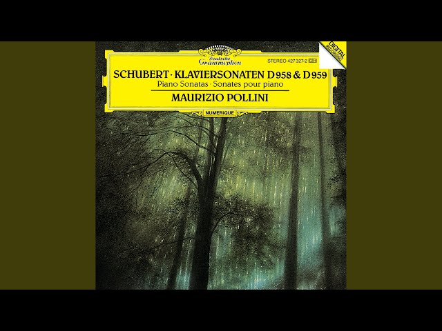 Schubert: Piano Sonata No. 20 in A Major, D. 959: I. Allegro - YouTube