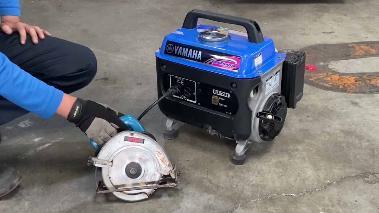 YAMAHA 発電機 EF7H 60Hz仕様 7.1A 710VA ヤマハ 釣りやキャンプに【一