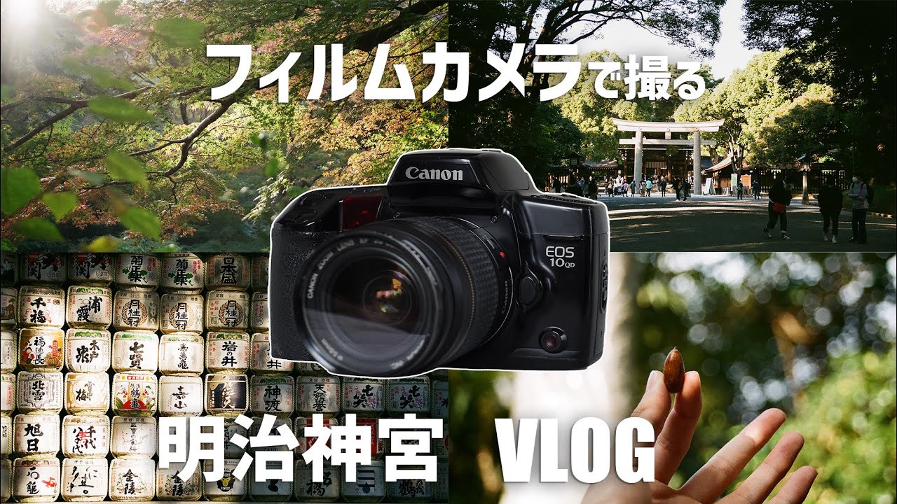 VLOG】Canon EOS 10QDを持って明治神宮御苑を歩いてきた~japan/tokyo