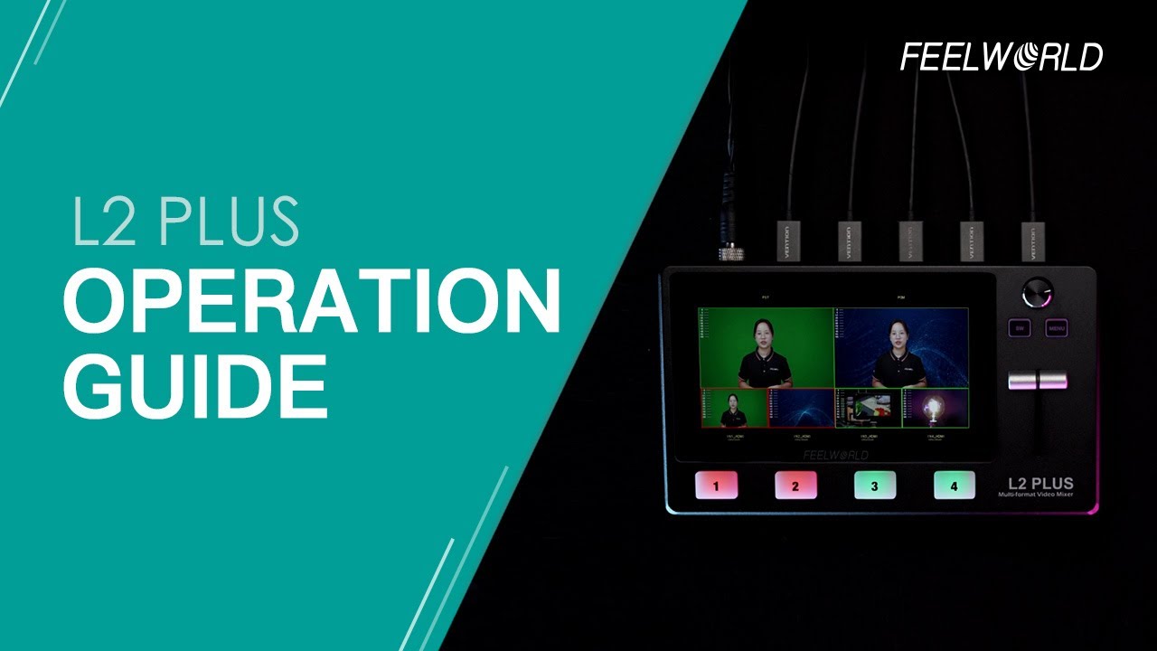 Feelworld L2 Plus マルチフォーマットビデオミキサースイッチャー