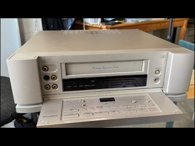 15,000】三菱 HV－V6000 VHSビデオデッキからカセットテープが出て