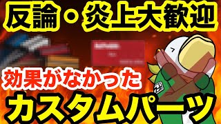 I'll never buy it again] I'll tell you about the custom parts that