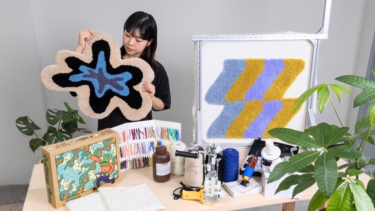 タフティングスターターコンプリートセット［AK-1カットパイル