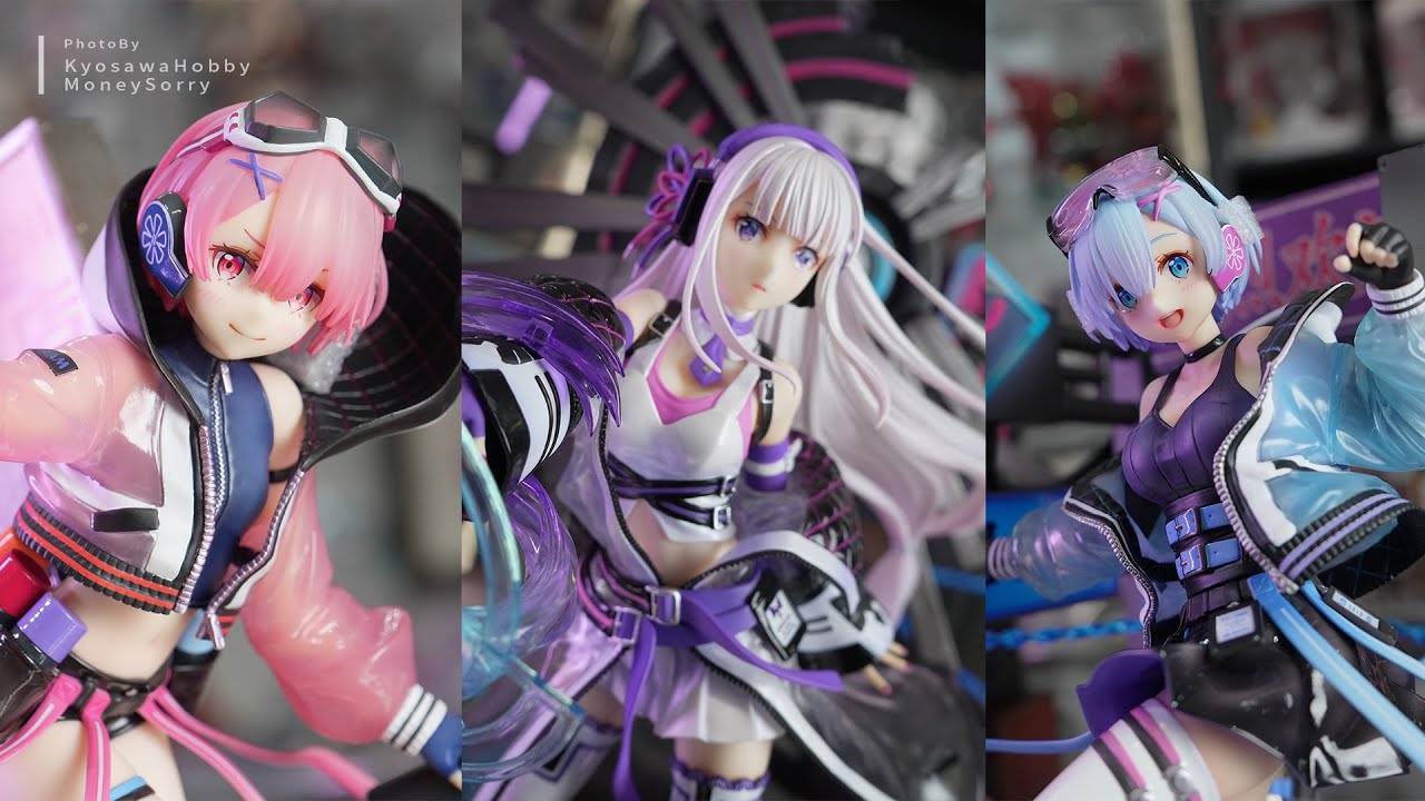 eStream Re:ゼロから始める異世界生活ラム/レム/エミリア-Neon City