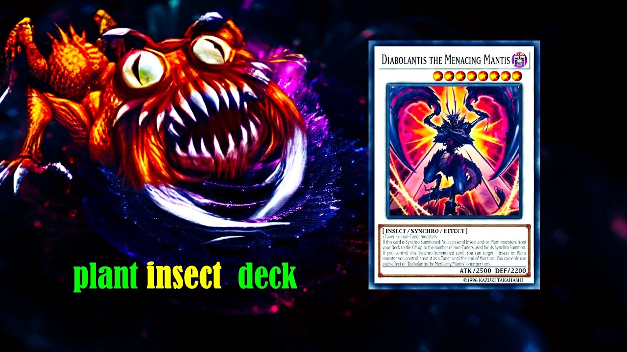 Diabolantis the Menacing Mantis deck,[TCG PHHY] ,plant,insect