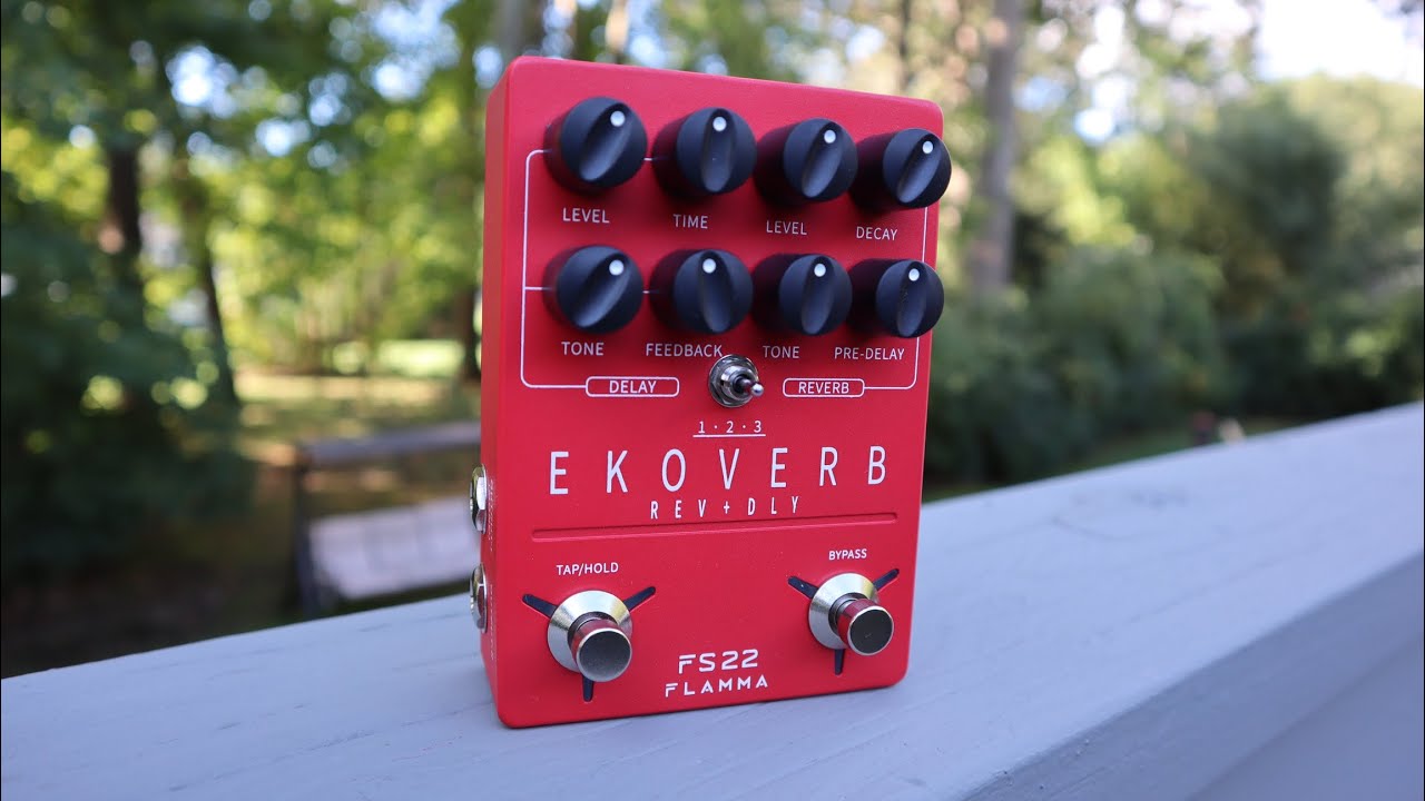 The Flamma FS22 EkoVerb! A Pedal Review by AJL Music - YouTube